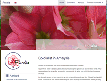 Tablet Screenshot of floralia.nl