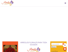 Tablet Screenshot of floralia.com.mx